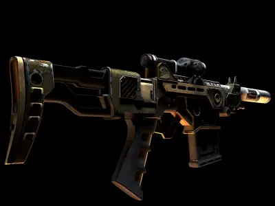 Assualt Rifle 3D model