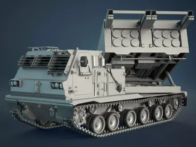 M270 MLRS High-Poly 3D model