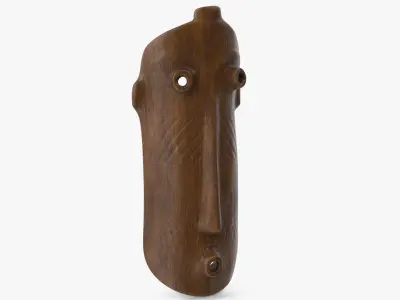  African Congo Mask 7 Wood 