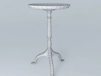 Pedestal Table Free 3D model