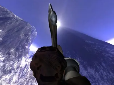 Tribal Axe Low-poly 3D model