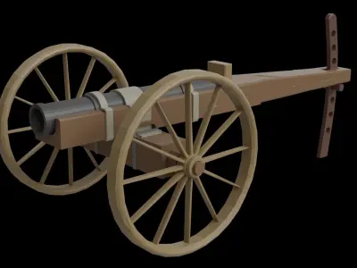 Cannon Century 15 th Free 3D model