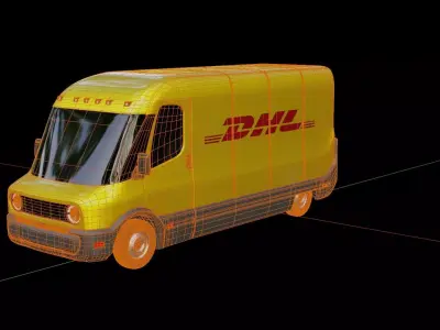 DHL Rivian EDV 3D model