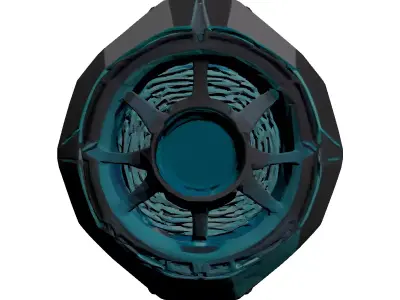 Futuristic SciFi Energy Core 3D model buy