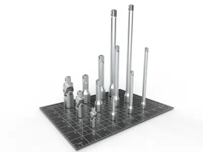 Joint Set 01 Low-poly 3D model