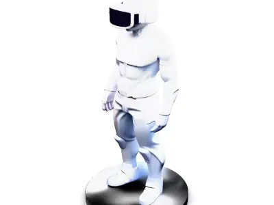 VR Ready SciFi Male Character Low-poly 3D model