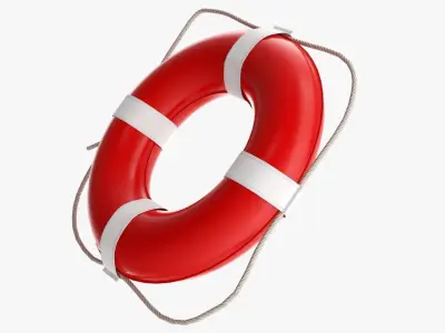 Life-buoy ring 3D model