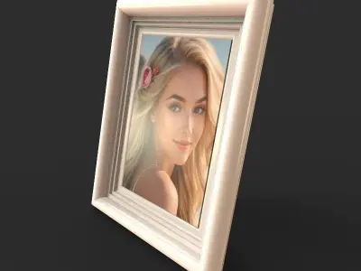 The Photo Frame Low-poly 3D model