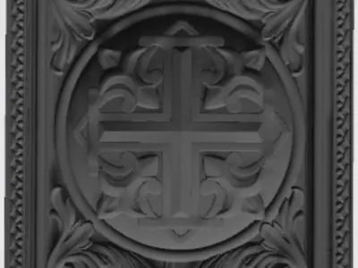 3D model for with a CrossDecor  in a few  formats 3D print model