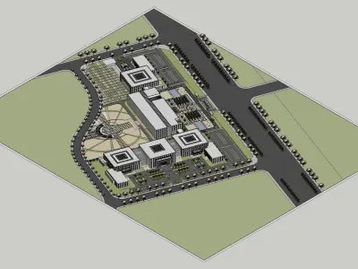 Sketchup Building W1 3D model