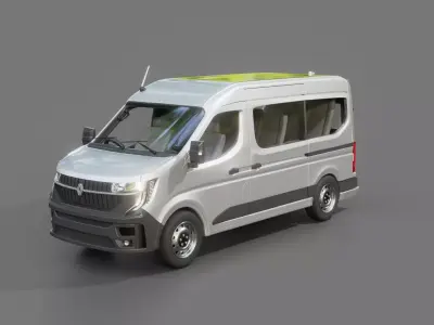 Renault Master Passenger Van 3D model