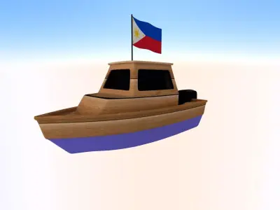 Philippines Fishing Boat 3D model