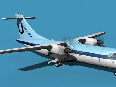 ATR-42-320 Universal Air Charter 3D model