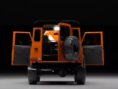 Rigged Off-Road SUV 4x4 Style High Detail Game Ready Vehicle  3D model