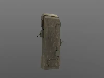 Toggle Switch PBR Constructor Low-poly 3D model