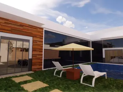 Luxury Private Villa 3D model