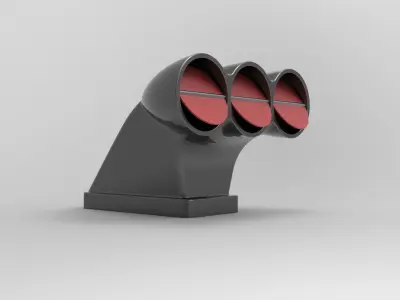 Air intake 3D model