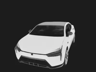 Polestar 4 3D Model 3D model