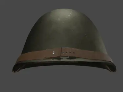 SSH68 Helmet Belt Up Low-poly 3D model