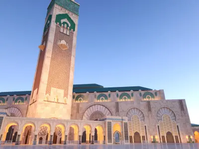 Hassan II Mosque 3D model