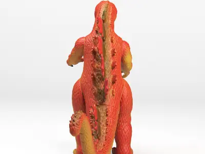 Toy Godzilla Low-poly 3D model