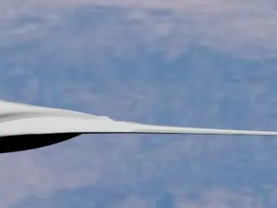 BWB Dolphin Drone 3D model