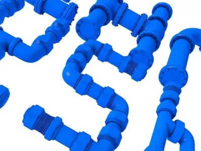 Industrial pipes - pipes  3D print model purchase