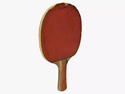Anydrafts Ping pong paddle 01 Low-poly 3D model