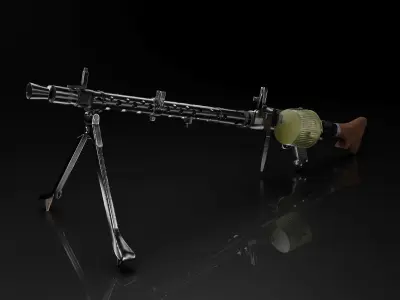 MG 34 3D model purchase