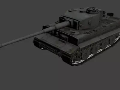 ww2 german Tank Tiger 1 3D model