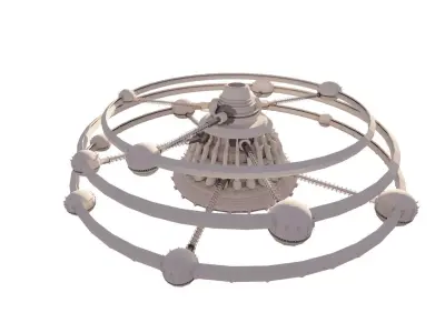 Spaceship-spacecraft-Ultra19 3D model