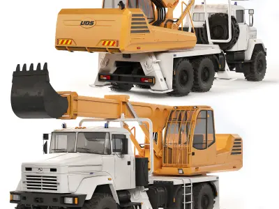 KrAZ 63221 UDS-114 2018 3D model