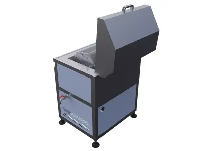 Drum cleaning machine 3D model