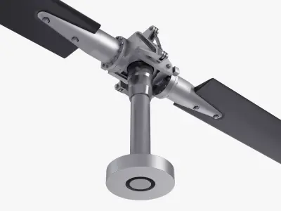 Helicopter Main Rotor System v 1 3D model