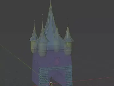 Catherine s Gate - Historic Landmark from Brasov 3D model