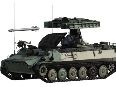 9k35 strela-10 3D model