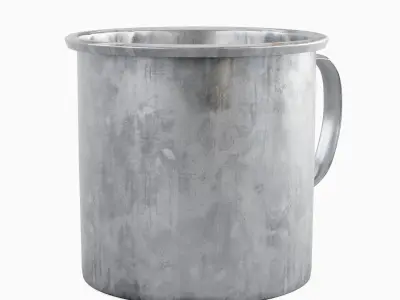 Steel Survival Cup Set  3D model