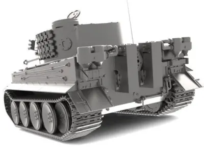 PANZER TIGER I AUSF A - WWII 3D model