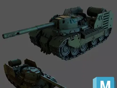 Military Tank 3D model from CGTrader