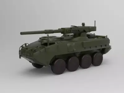 Armored Fighting Vehicle 3D model