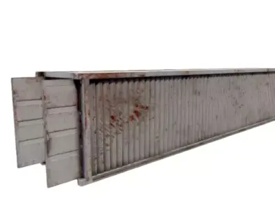 Realistic Shipping Container 3D Model 3D model
