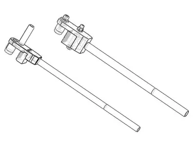 Custom Heavy Duty Pipe Wrench 3D model