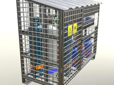 Gas Cylinder Collection 3D Model Pack