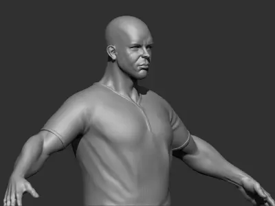 male body 3d print 3D model