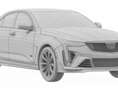 Cadillac CT4 2026 3D model