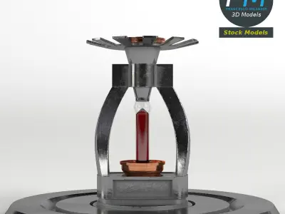 Fire sprinkler head 3D model purchase