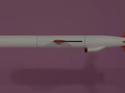 Tomahawk Cruise Missile BGM-109 3D model