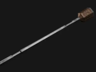 Mace- PBR Game Ready model  Low-poly 3D model