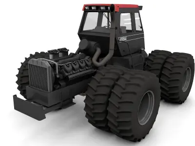 JI Case 4994 1984 Tractors 3D Model Pack