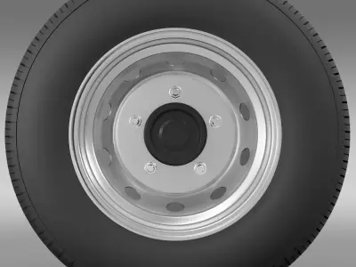 DongFeng Captain wheel2 3D model